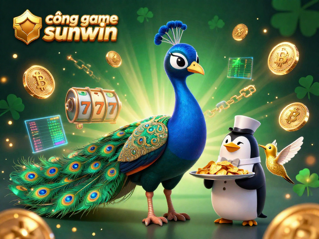 Engage with the vibrant cổng game sunwin featuring lively casino characters and dynamic gaming elements.